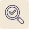 a magnifying class illustration
