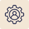 a gear icon