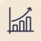 a bar graph icon
