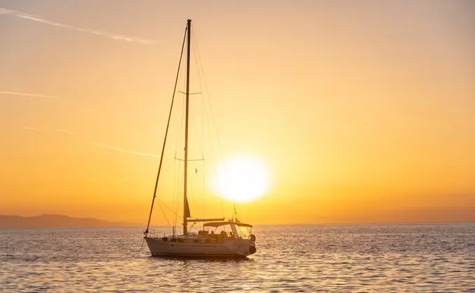 a sailboat on th water